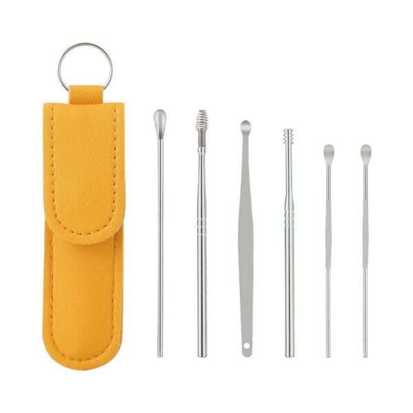 Removedor de Cera de Ouvido Kit 6 Peças