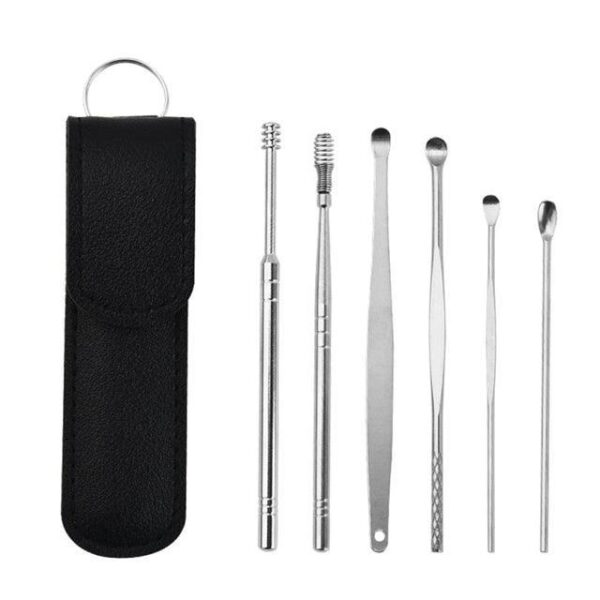 Removedor de Cera de Ouvido Kit 6 Peças