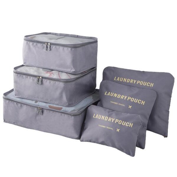 Organizador de Mala de Viagem - Kit 6 Peças