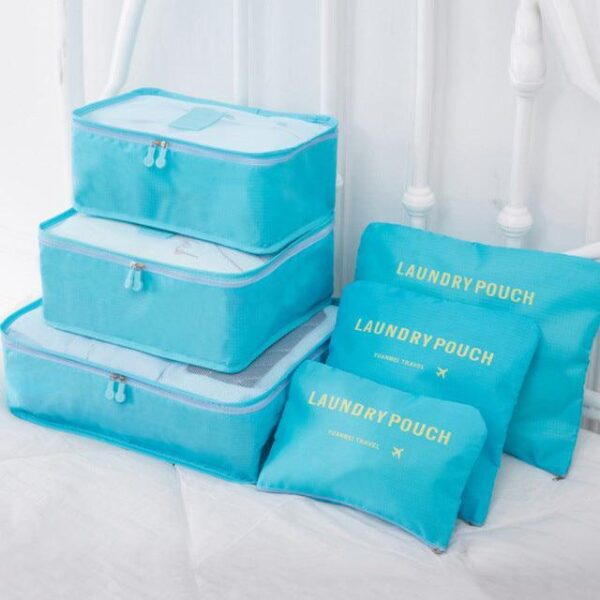Organizador de Mala de Viagem - Kit 6 Peças