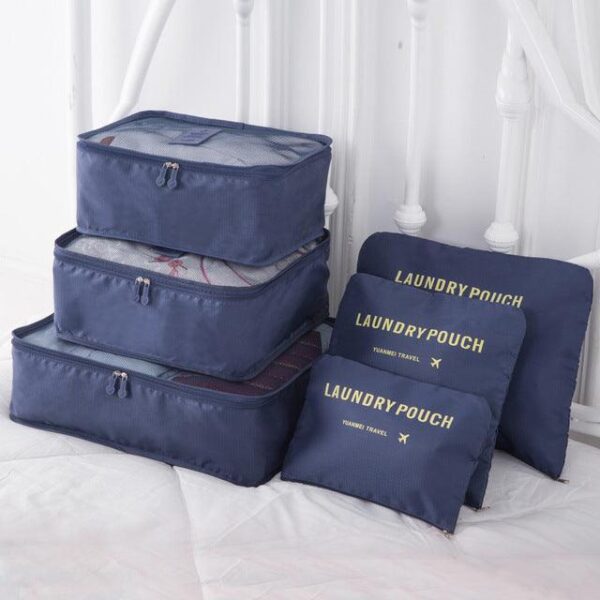 Organizador de Mala de Viagem - Kit 6 Peças