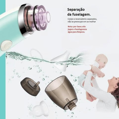 aspirador nasal bebê elétrico 4 ilarone