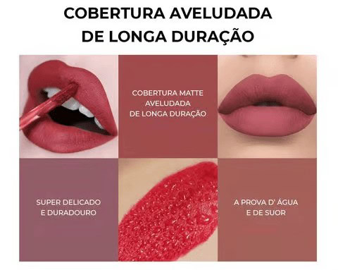 batom líquido matte handaiyan 4 ilarone