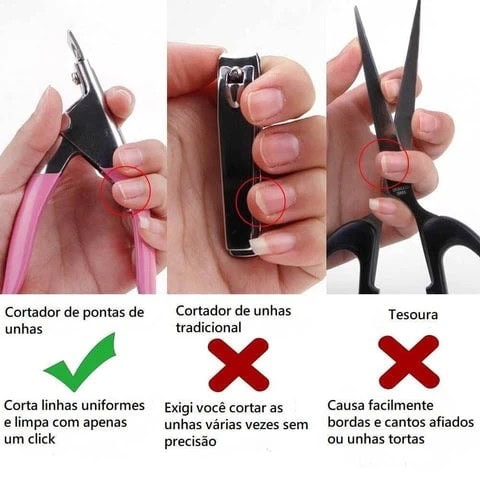 cortador de unha profissional guilhotina 3 ilarone