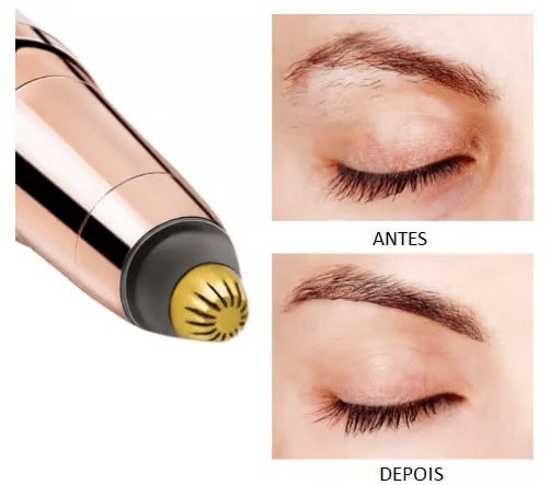 depilador de sobrancelha elétrico eyebrow ilarone