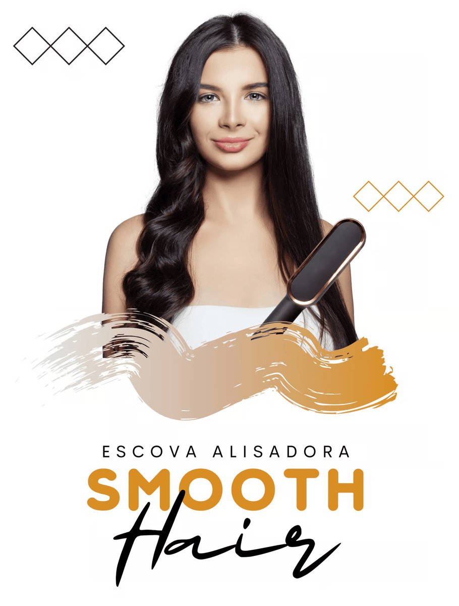 escova alisadora smooth hair ilarone