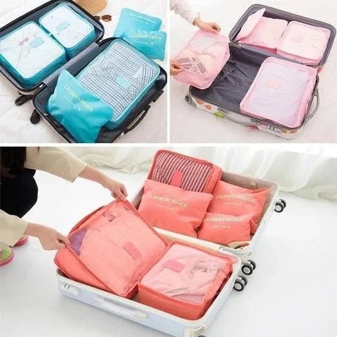 organizador de mala de viagem kit 6 peças ilarone 3