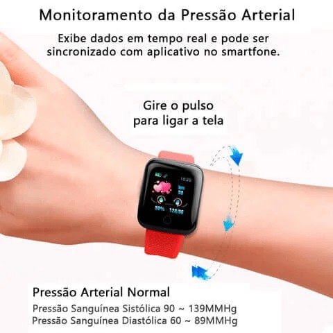 smartwatch 116 multifuncional ilarone