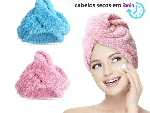 toalha de cabelo secagem rápida dryhair 2 ilarone